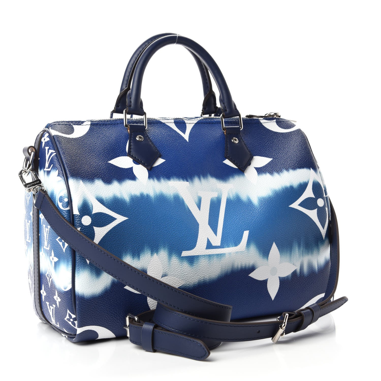 Louis Vuitton Monogram Escale Speedy Bandouliere 30 Blue 3 of 10