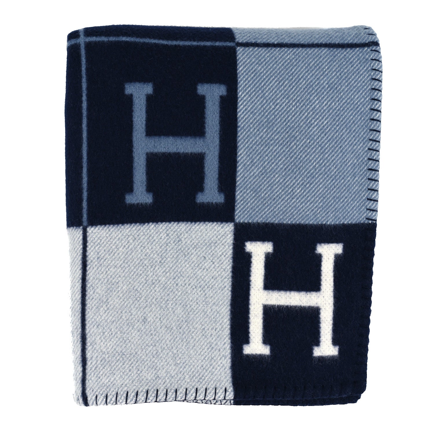 Hermes Wool Cashmere Avalon III Blanket Caban Ecru 1 of 3