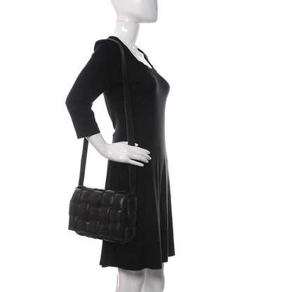 Bottega Veneta Nappa Maxi Intreccio Padded Cassette Crossbody Bag Black 2 of 9