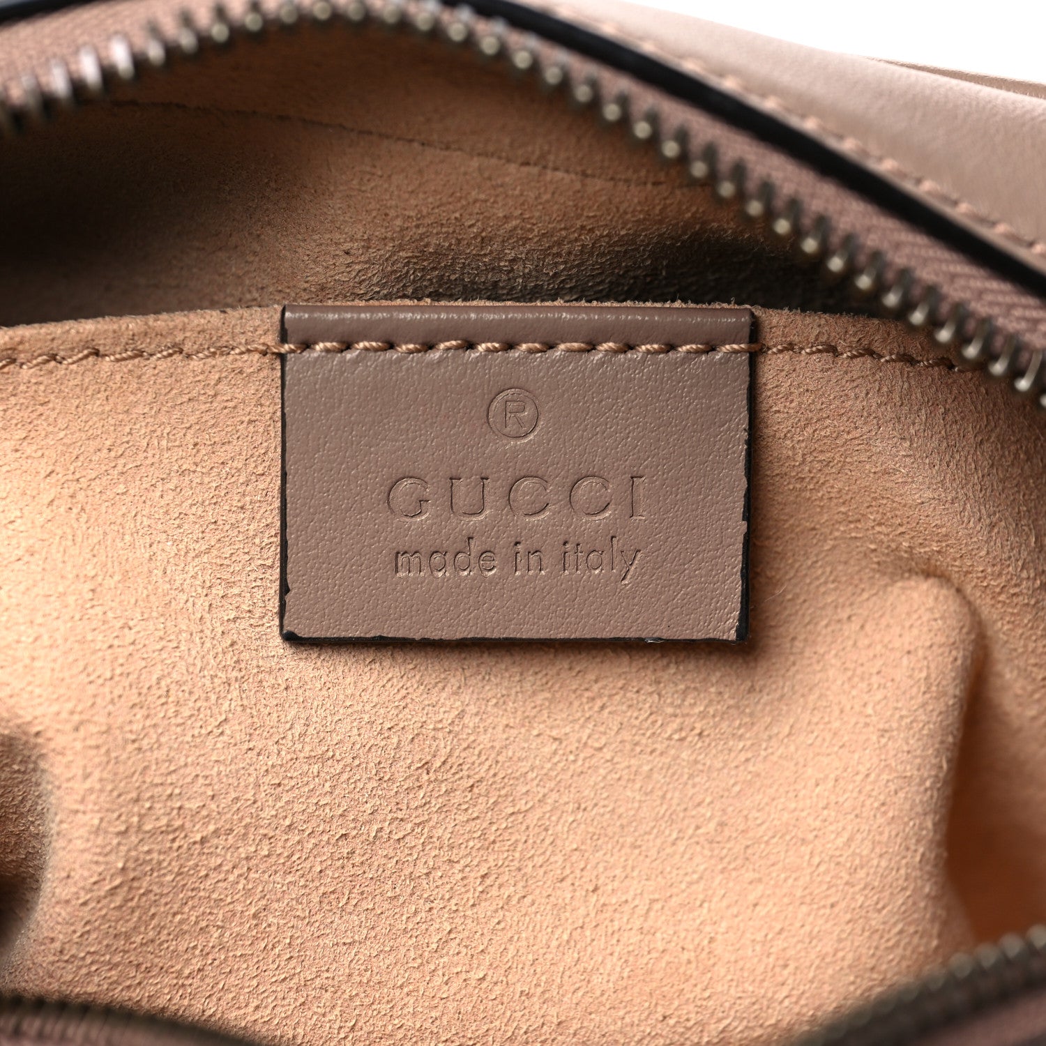 Gucci Calfskin Matelasse Mini GG Marmont Chain Shoulder Bag Porcelain Rose 6 of 12