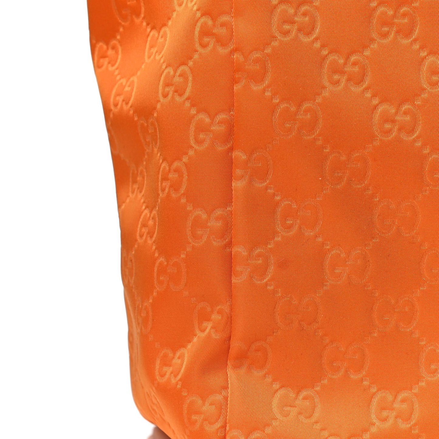 Nylon Monogram Medium Tote Orange