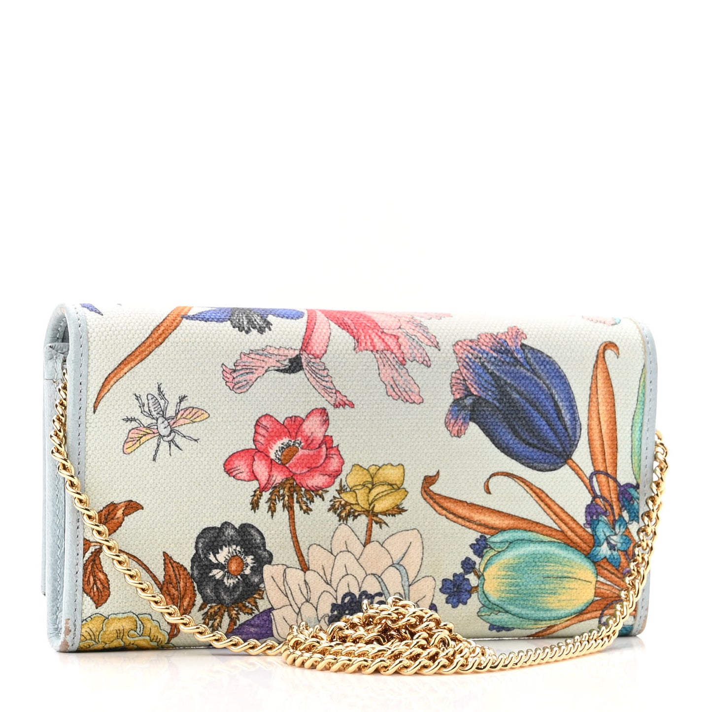 Canvas Flora Wallet On Chain Light Blue
