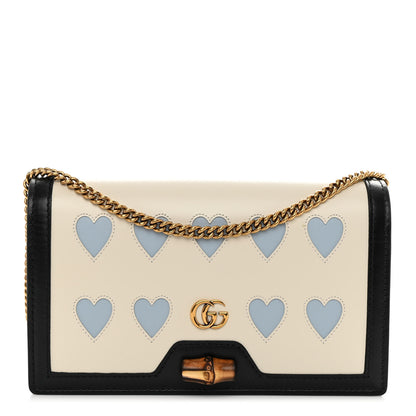 Gucci Calfskin Lovelight Mini Diana Chain Bag Mystic White Paradise Cloude 1 of 10