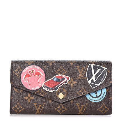 Louis Vuitton Monogram World Tour Sarah Wallet 1 of 10