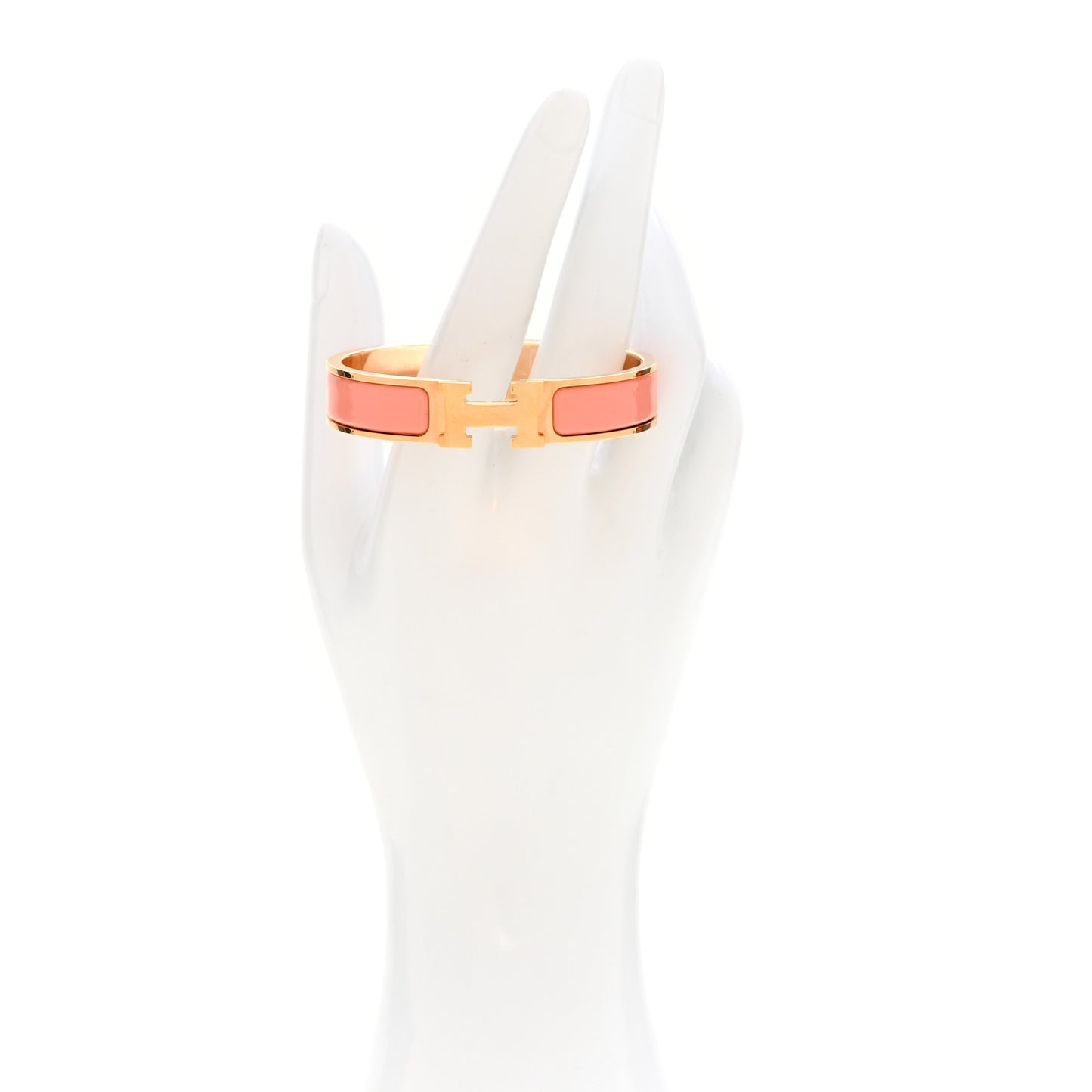 Enamel Narrow Clic Clac H Bracelet PM Rose Florida