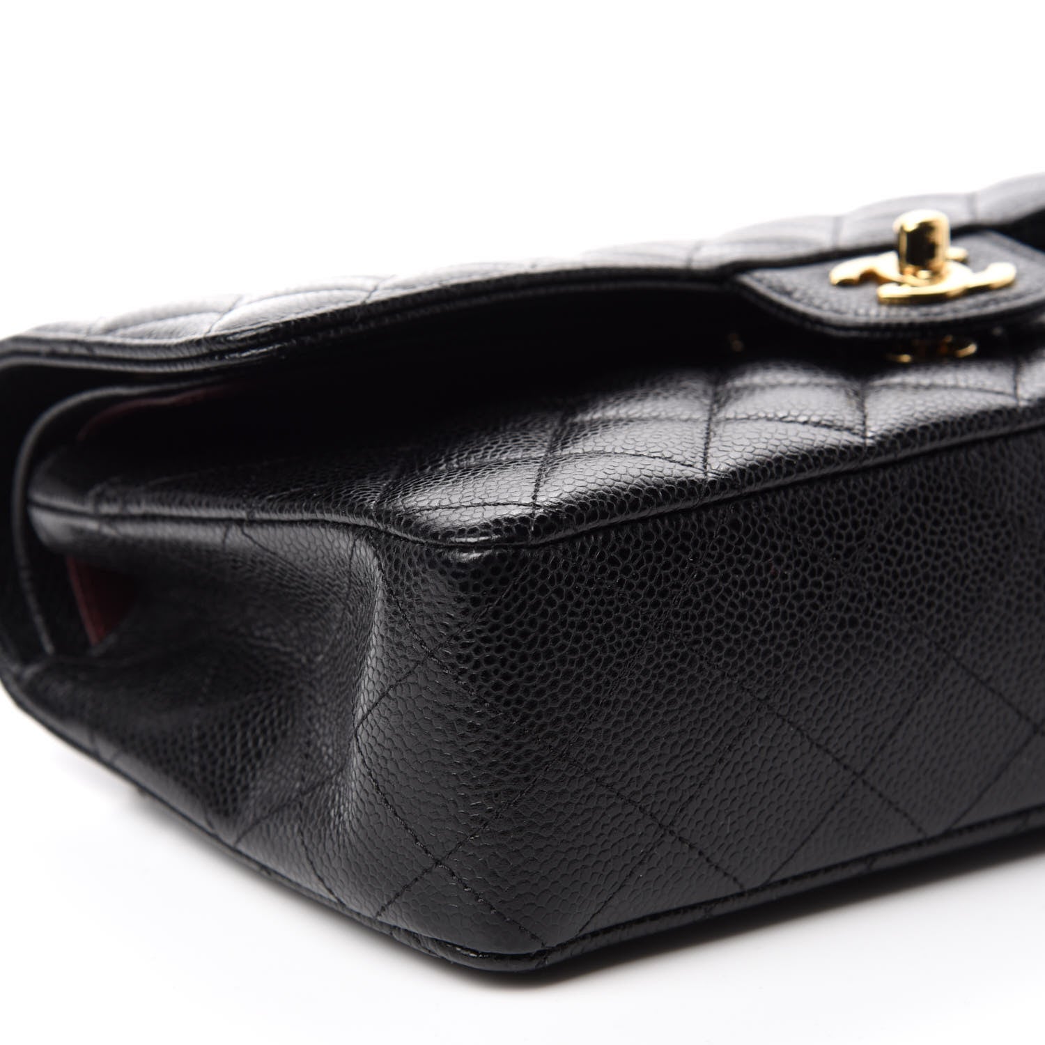 Chanel Caviar Quilted Medium Double Flap Black 6 of 11
