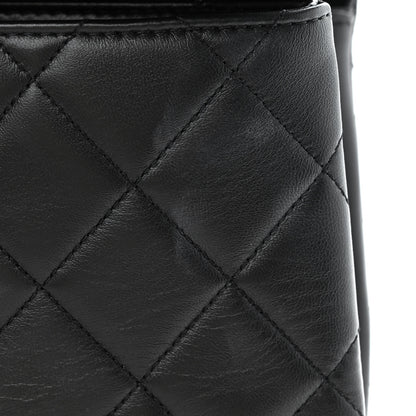 Chanel Lambskin Quilted Medium Trendy CC Flap Dual Handle Bag Black 12 of 14