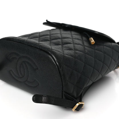 Chanel Caviar Quilted Filigree Backpack Black 9 of 10