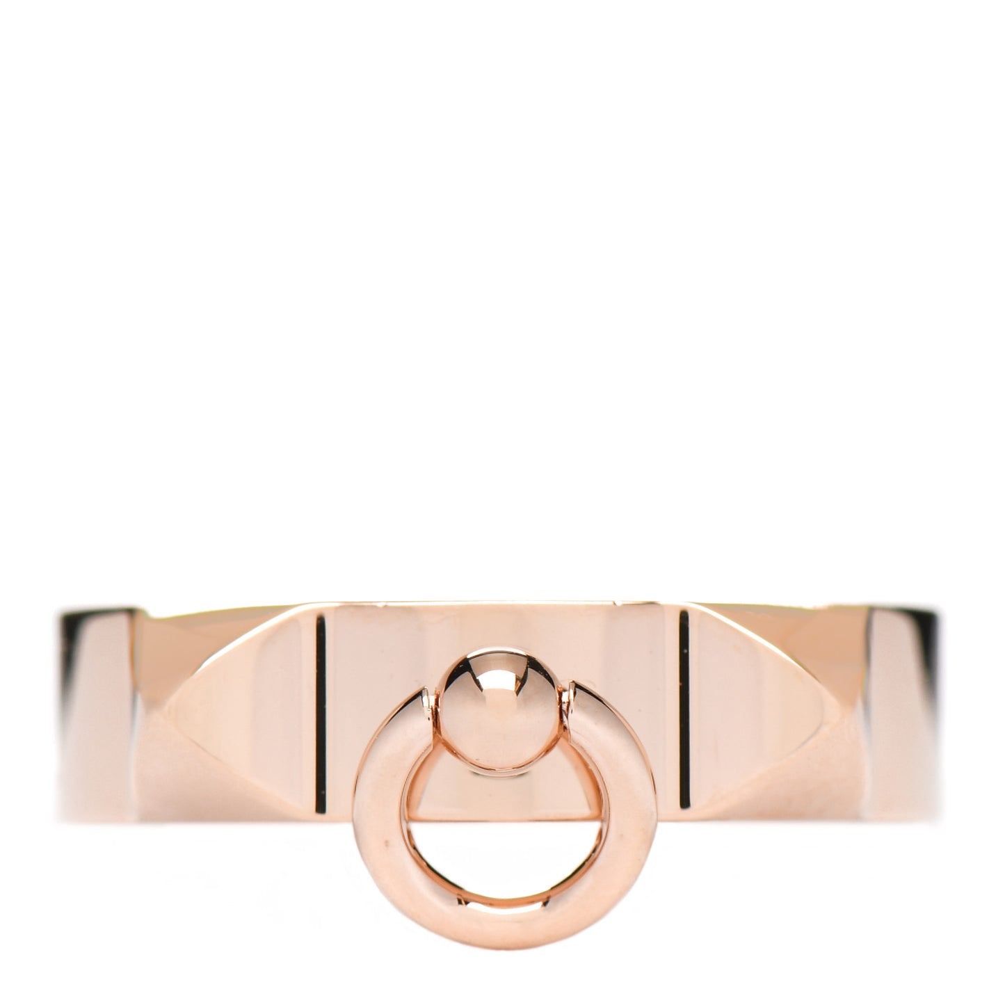 18K Rose Gold PM Collier De Chien Ring 55 7.25