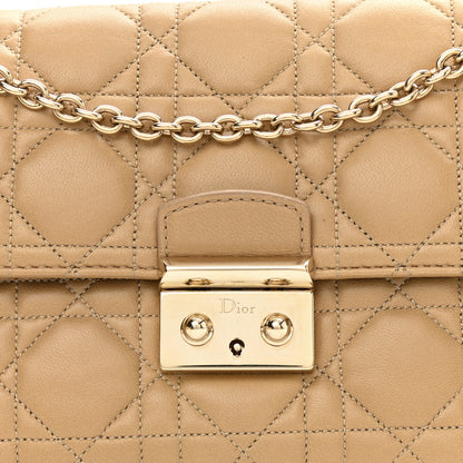 Christian Dior Lambskin Cannage Miss Dior Promenade Pouch Beige 8 of 12