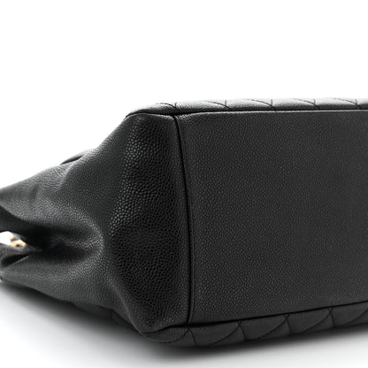 Chanel Caviar Quilted Grand Shopping Tote GST Black 9 of 10