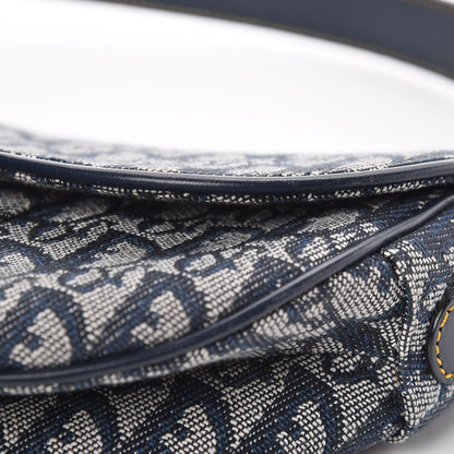 Christian Dior Monogram Saddle Bag Blue 15 of 16
