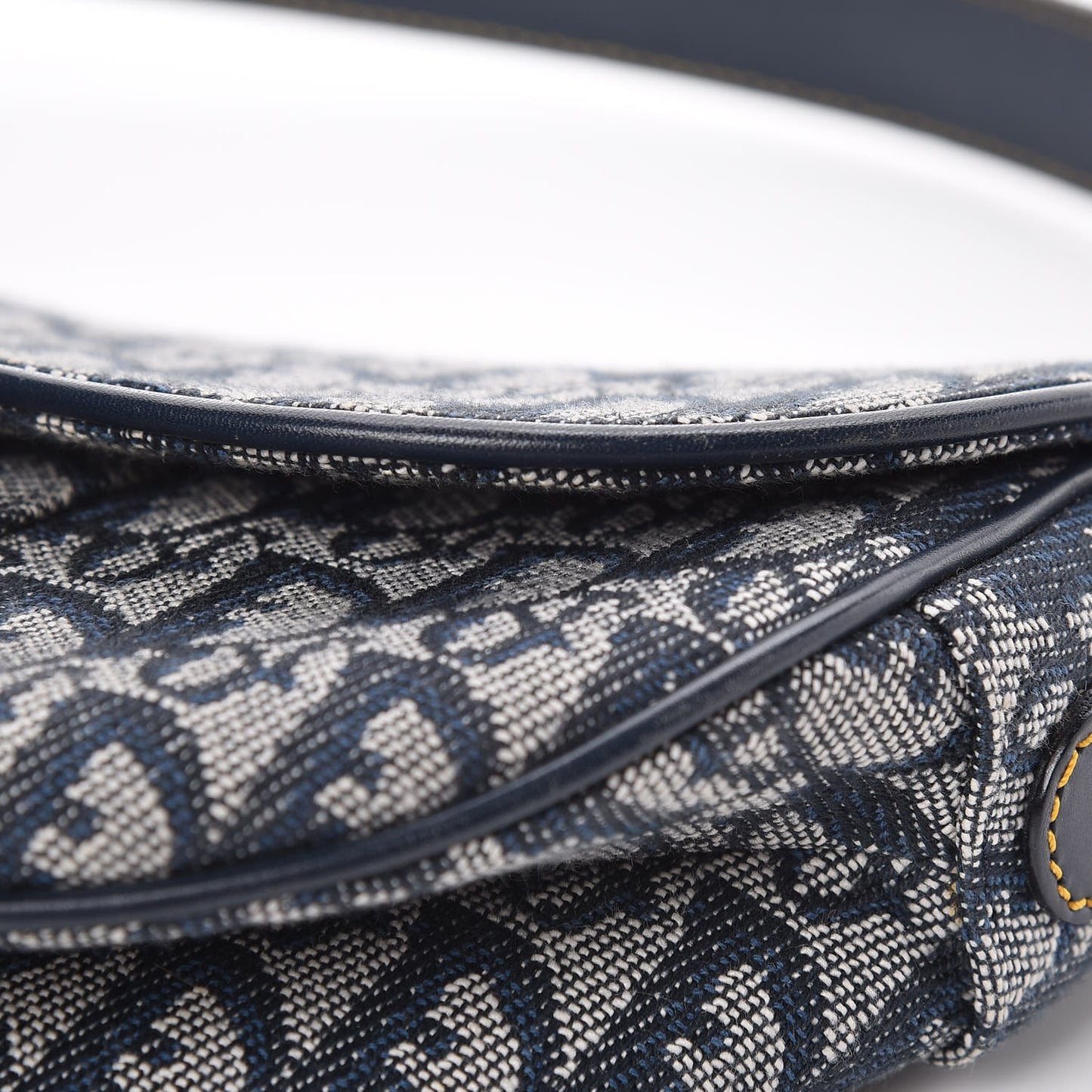 Monogram Saddle Bag Blue