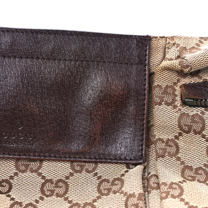 Gucci GG Monogram Double Pocket Belt Bag Dark Brown 12 of 12