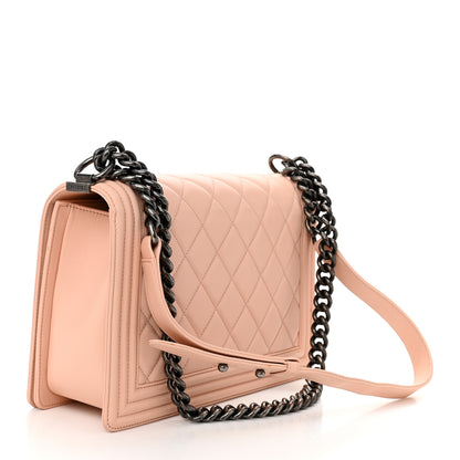 Chanel Calfskin New Medium Boy Flap Pink 3 of 10