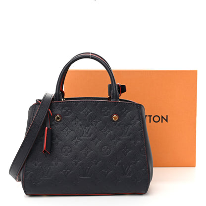 Louis Vuitton Empreinte Montaigne BB Marine Rouge 11 of 11