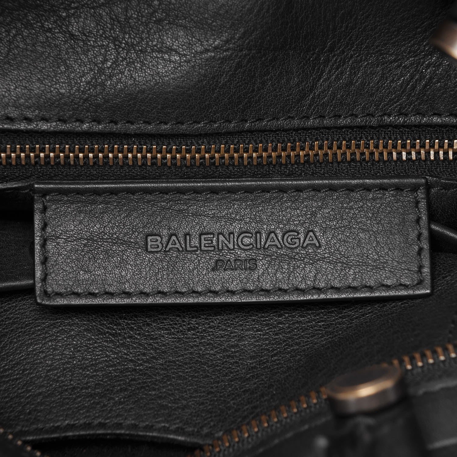 Balenciaga Veau Grana Perforated Blackout Hardware S City Black 7 of 9