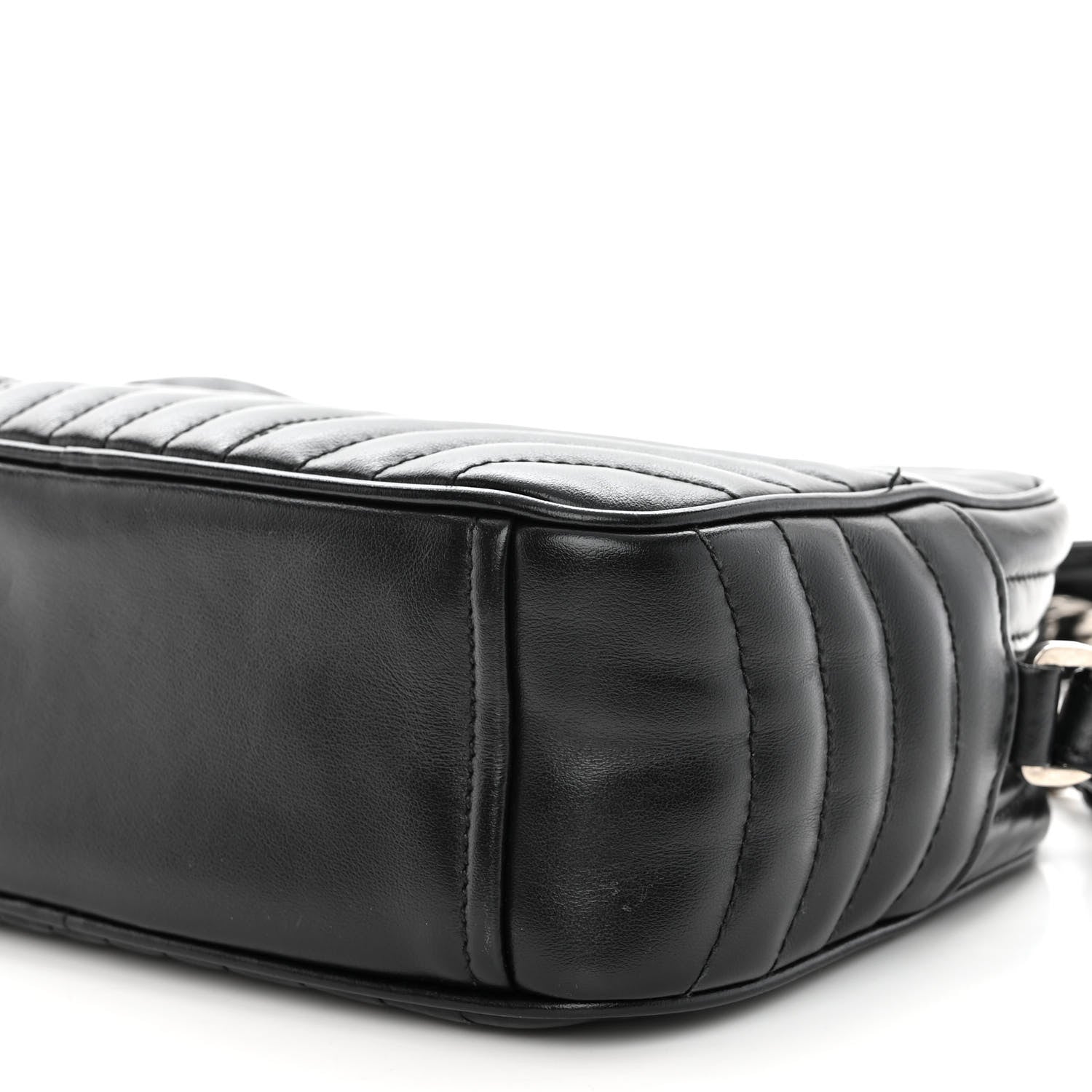 Prada Soft Calfskin Diagramme Camera Bag Black 9 of 11