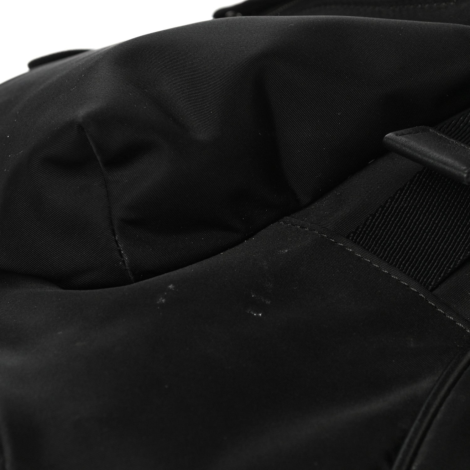 Burberry Nylon Logo Print Rocky Backpack Black 17 of 19