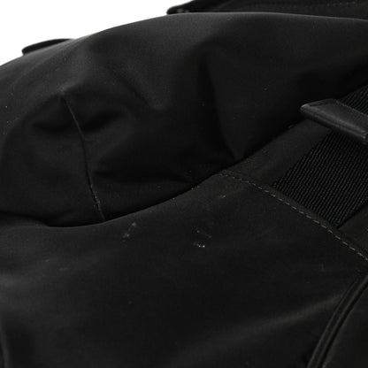 Burberry Nylon Logo Print Rocky Backpack Black 17 of 19