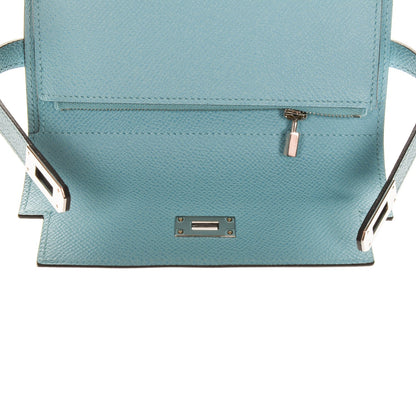 Hermes Epsom Medium Kelly Wallet Bleu Atoll 18 of 19
