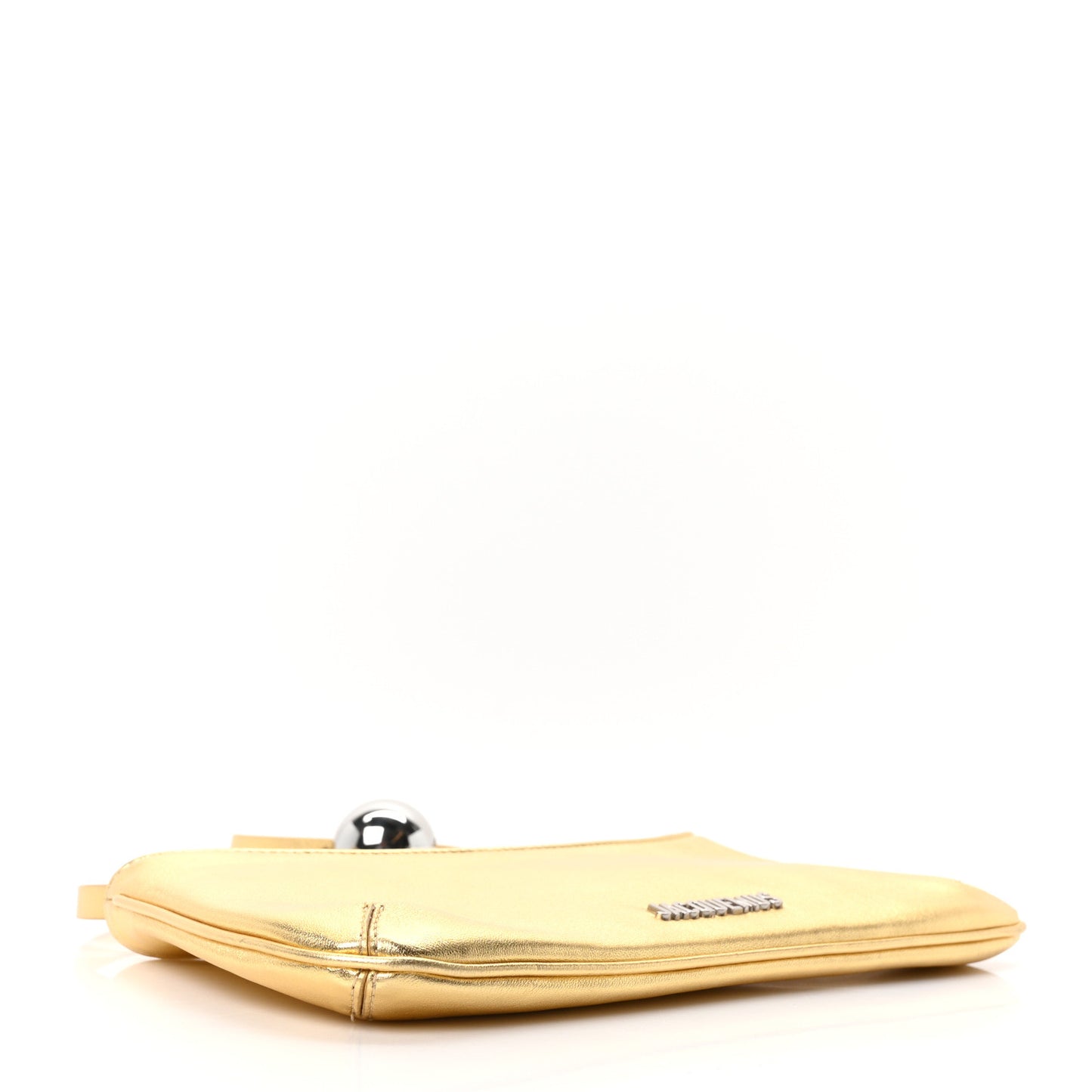 Metallic Smooth Calfskin Le Bisou Perle Gold