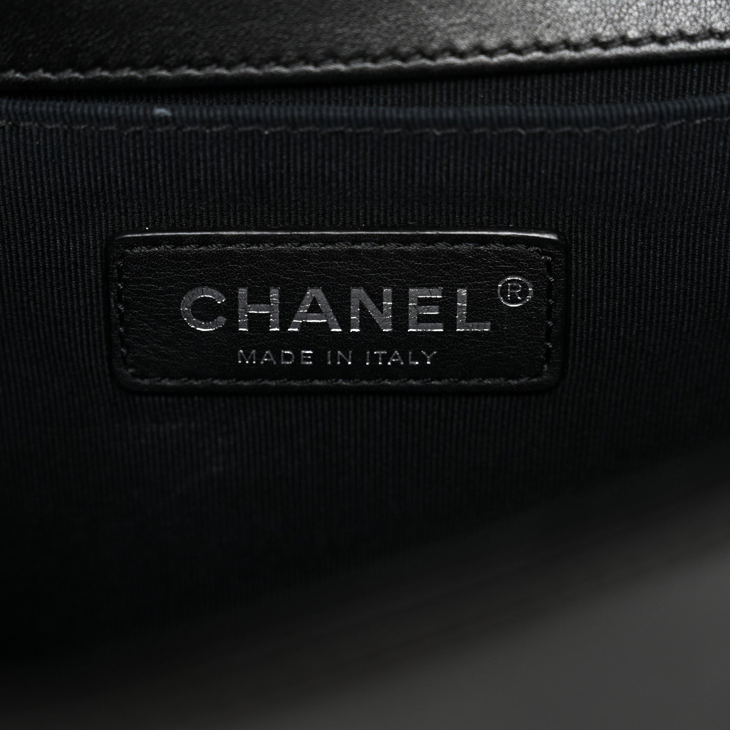 Chanel Lambskin Quilted Medium Boy Flap Black 6 of 11