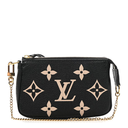 Louis Vuitton Empreinte Monogram Giant Mini Pochette Accessories Black 1 of 7