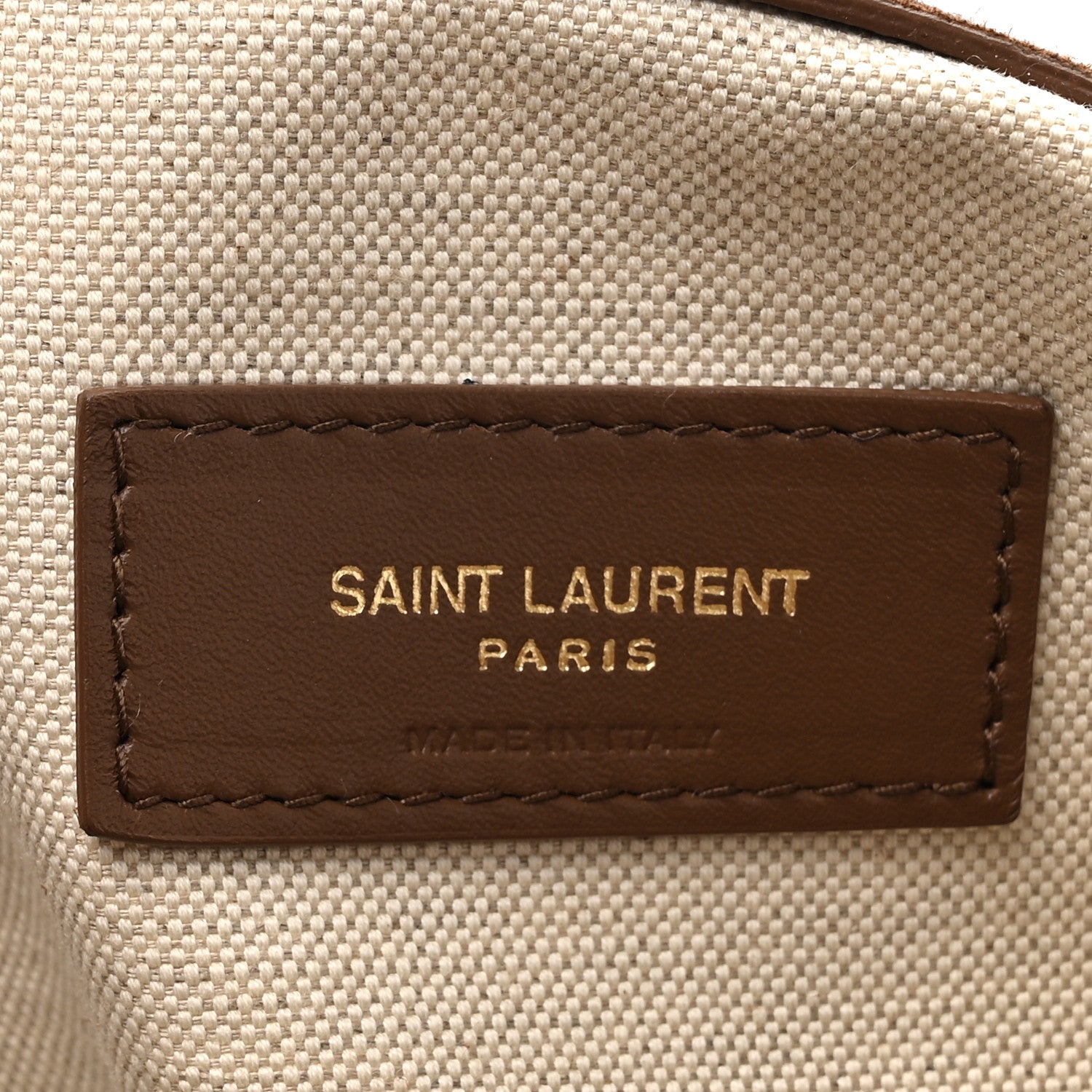 Saint Laurent Suede Shearling Patchwork Monogram Giant Jamie Brown Beige 7 of 11