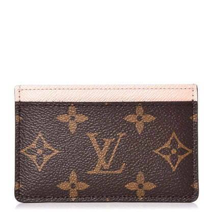 Louis Vuitton Monogram Card Holder Rose Nacre 1 of 7