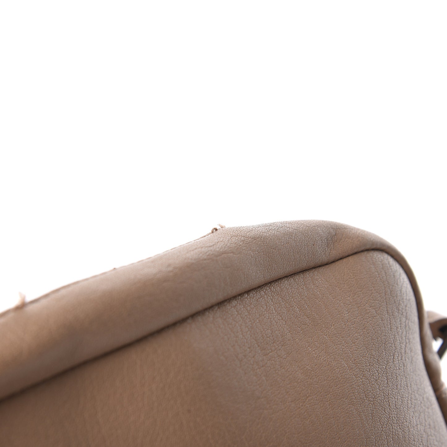Lambskin Monogram Small Lou Camera Bag Dark Beige