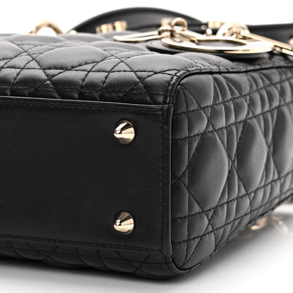 Christian Dior Lambskin Cannage Small My ABCDior Lady Dior Black 11 of 11