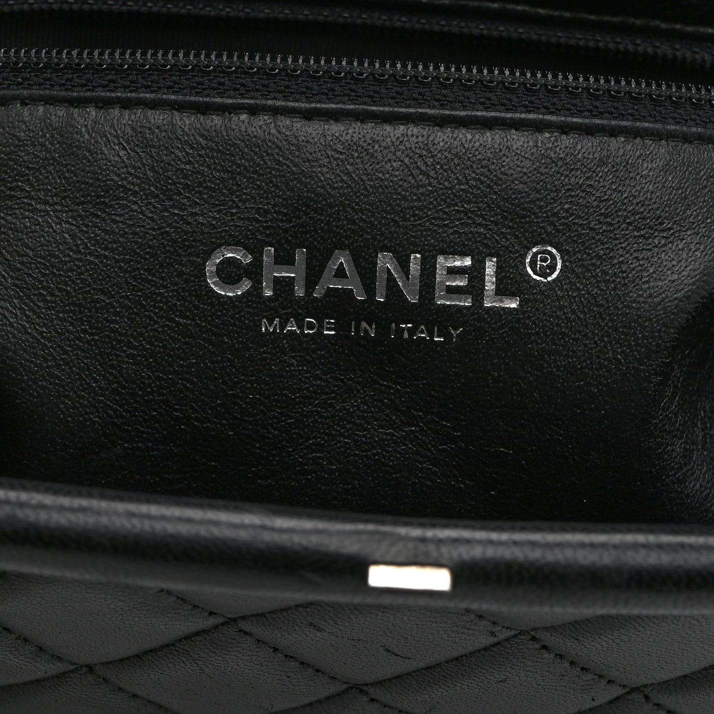 Lambskin Quilted Timeless Clutch Black