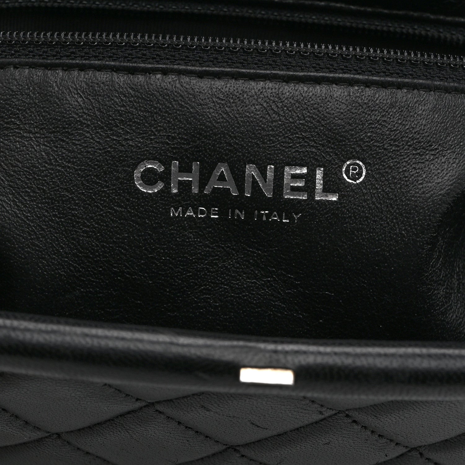 Chanel Lambskin Quilted Timeless Clutch Black 6 of 9