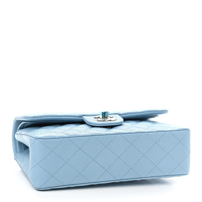 Chanel Caviar Quilted Small Double Flap Blue 3 of 10