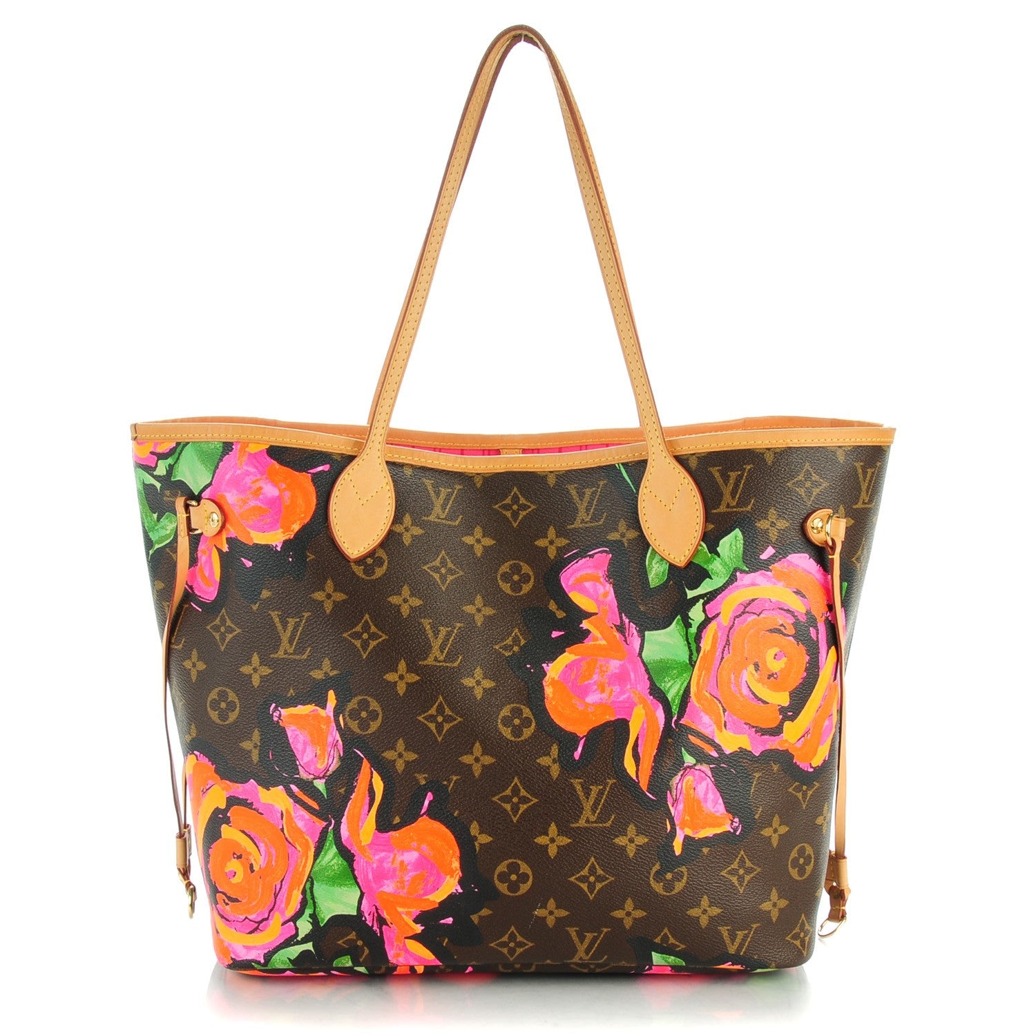 Louis Vuitton Monogram Roses Neverfull MM 1 of 7