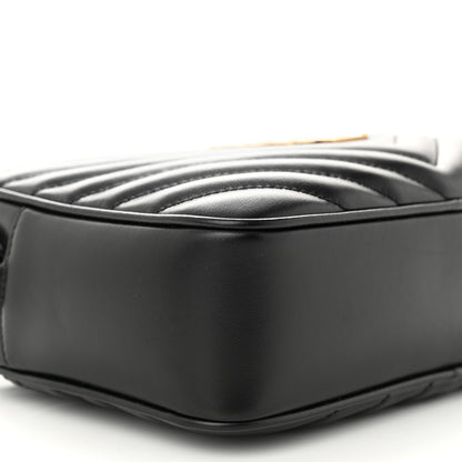 Saint Laurent Calfskin Matelasse Monogram Lou Camera Bag Black 9 of 11