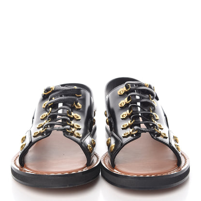 Christian Dior Calfskin Wildior Sandal 38 Black 2 of 9