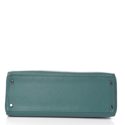 Hermes Togo Kelly Retourne 35 Malachite 6 of 33