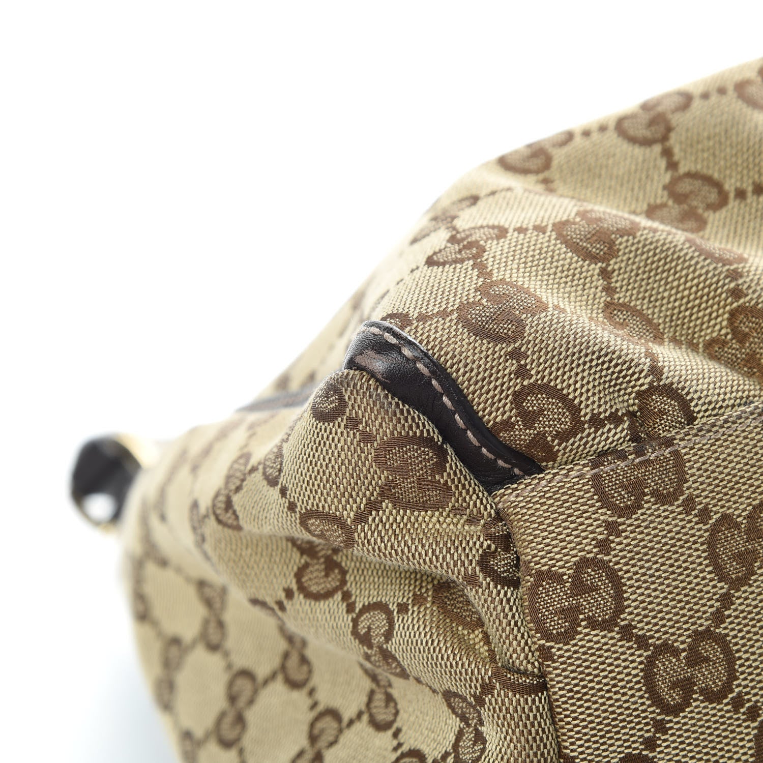 Gucci Monogram Large D Gold Hobo 12 of 16