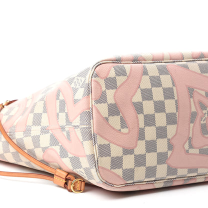 Louis Vuitton Damier Azur Tahitienne Neverfull MM 6 of 15
