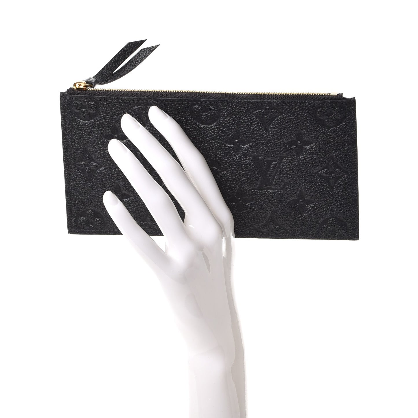 Empreinte Felicie Chain Wallet Zippered Insert Black