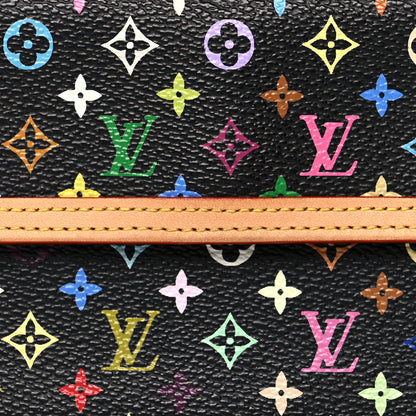 Louis Vuitton Monogram Multicolor Porte Tresor International Wallet Black 7 of 12