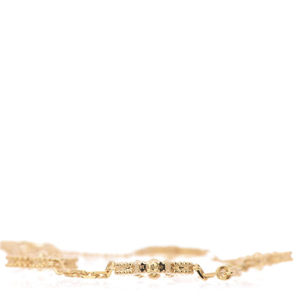 Van Cleef & Arpels 18K Yellow Gold 5 Motifs Guilloche Vintage Alhambra Bracelet 5 of 7