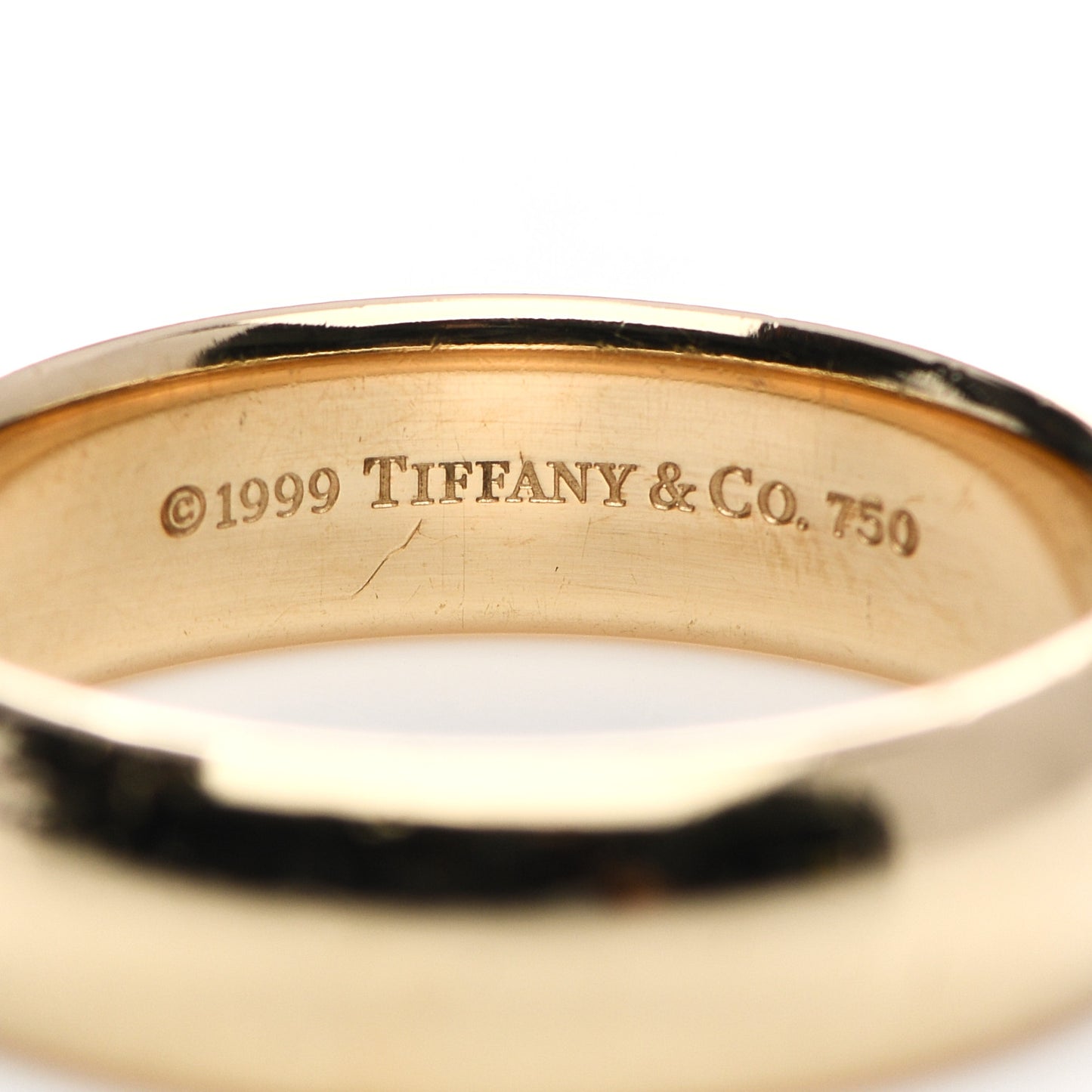 18K Yellow Gold 6mm Classic Wedding Band Ring 63 10.25