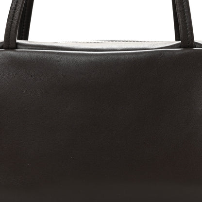 The Row Nappa Astra Shoulder Bag Dark Brown Ans 7 of 9