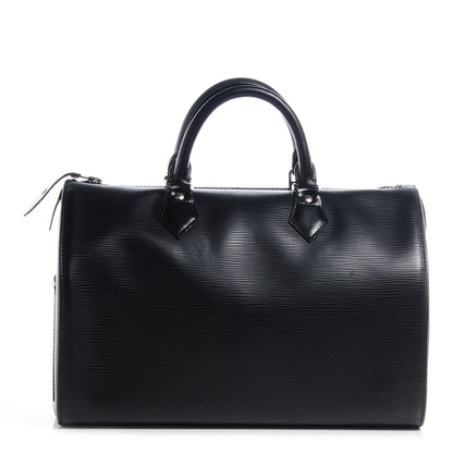Louis Vuitton Epi Speedy 30 Black 1 of 7