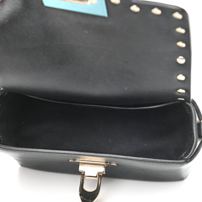 Valentino Garavani Vitello Mini Rockstud Crossbody Bag Black 5 of 8