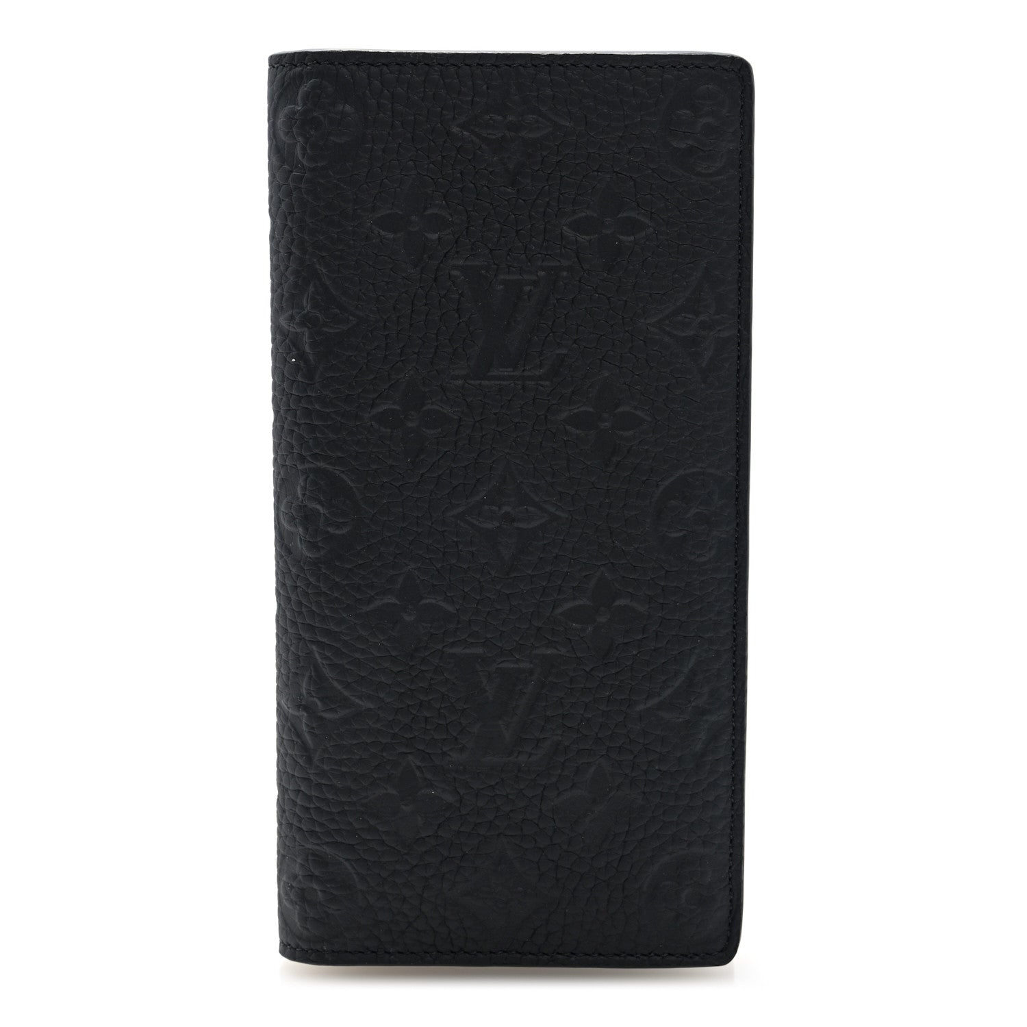 Louis Vuitton Taurillon Monogram Brazza Wallet Black 1 of 6