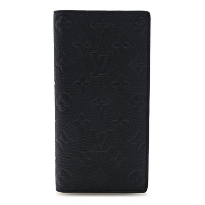 Louis Vuitton Taurillon Monogram Brazza Wallet Black 1 of 6